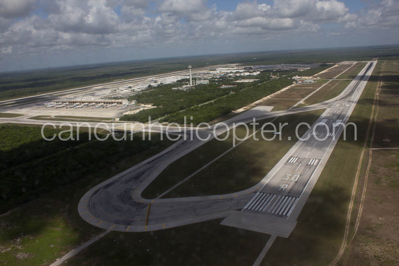 Cancun Airport by CANCUN HELICOPTER