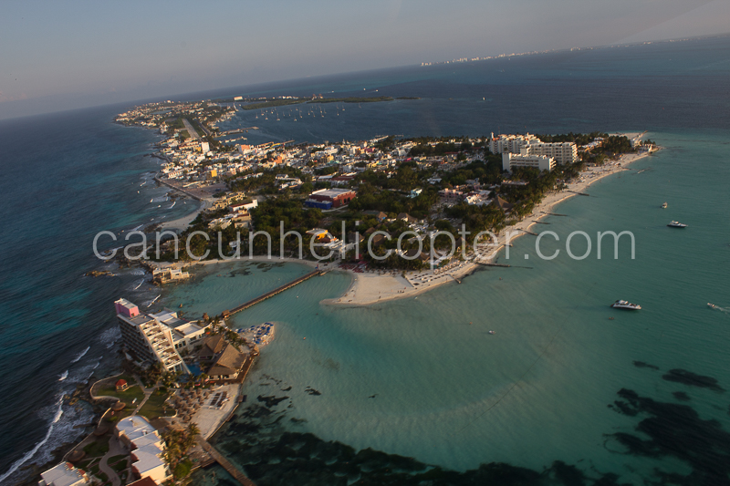 Isla Mujeres by CANCUN HELICOPTER