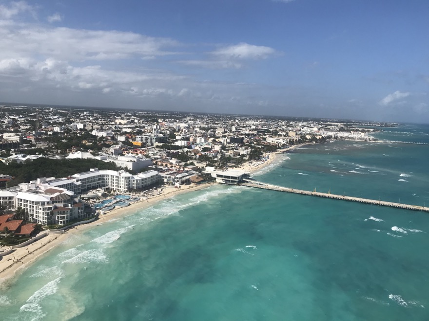 Puerto Aventuras and Playa del Carmen by CANCUN HELICOPTER